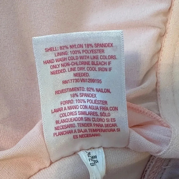 Nwt. Xhilaration Swim One Piece Colorful Stripe Removable Padding Wireless. - Picture 7 of 12